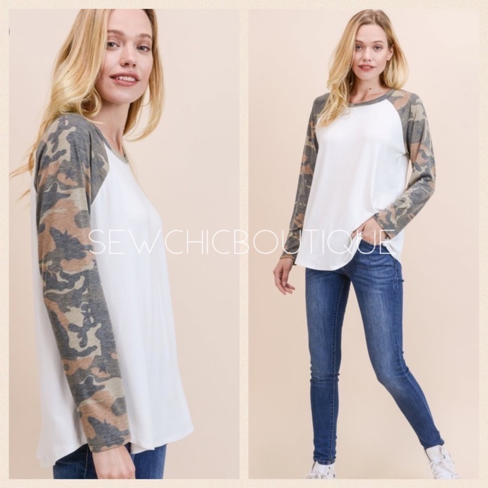 Camouflage Soft Perfect Raglan - Picture 2 of 4
